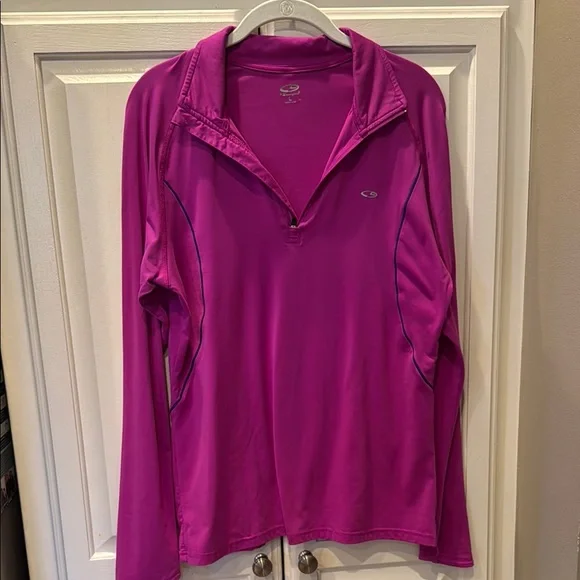 Champion C9 Quarter 1/4 Zip Run Athletic Tops Long Sleeve Set of 2 sz Large - Picture 7 of 16